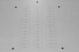 Sample steel on laser fiber