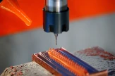 Milling a copper electrode